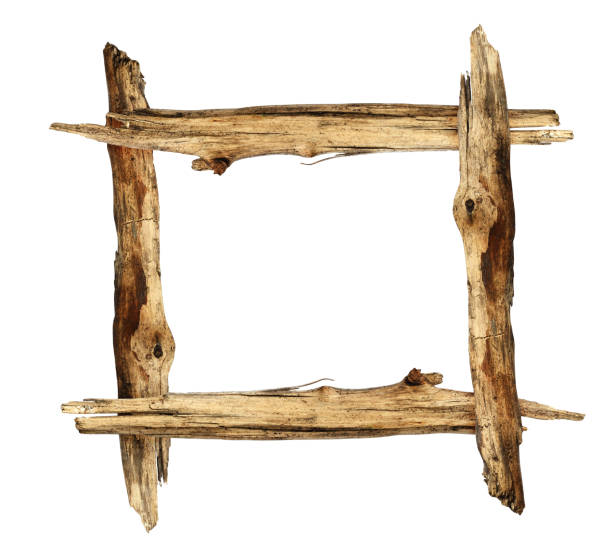 istock Frame with old pieces of wood 1155185249