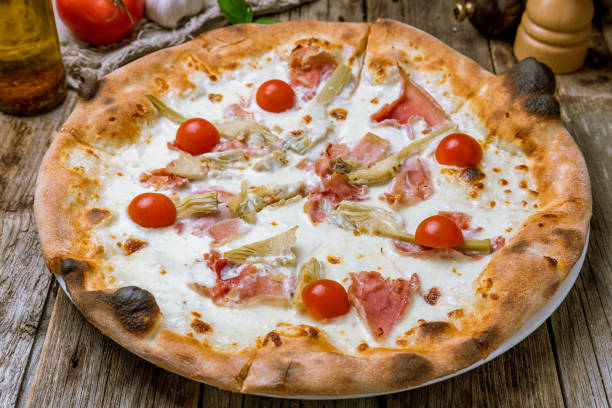 istock Capricciosa pizza with artichokes 1155185286