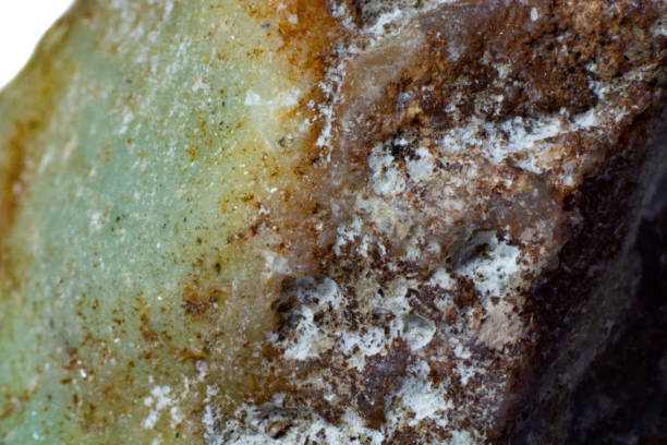 istock Texture of natural untreated mineral opal macro 1155186075