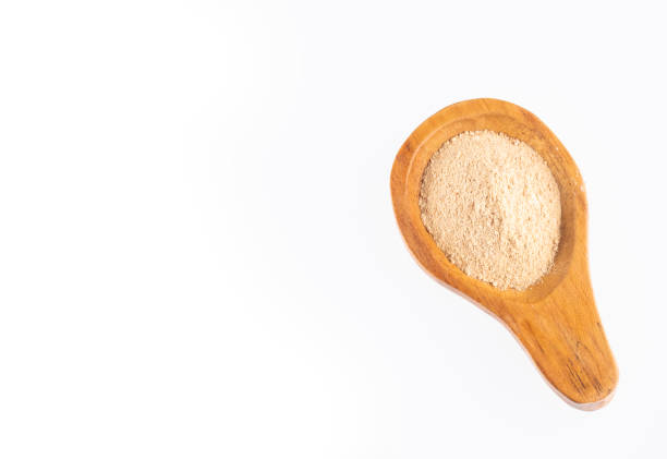 istock Organic maca powder - Lepidium meyenii. 1155186922