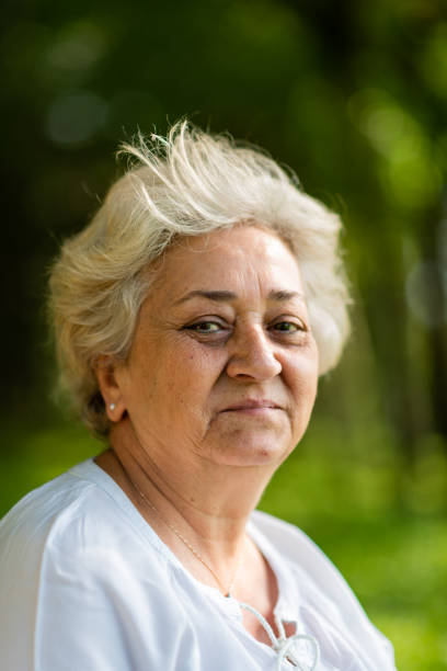 istock Grandma in the nature 1155187857