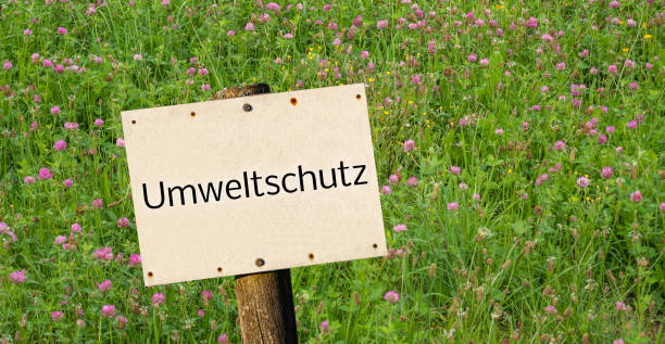 istock German environmental protection sign on a meadow 1155191434