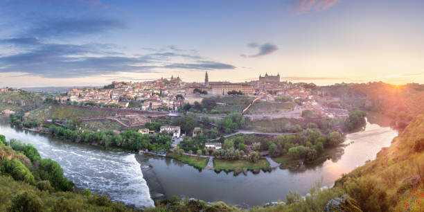 istock Panorama view of Toledo and Tagus River, Spain 1155192355
