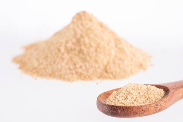 istock Organic maca powder - Lepidium meyenii. 1155192890