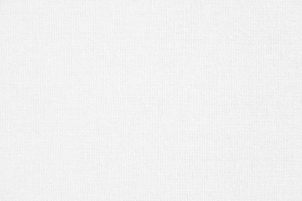 istock Closeup white blank canvas for drawing. White textile texture background. 1155193075