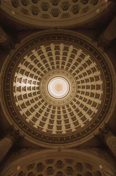 istock Dome of a church with decorations 1155196033