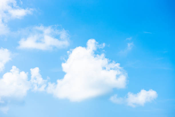 istock Blue sky white cloud white background. Beautiful sky and clouds in the afternoon. 1155197844