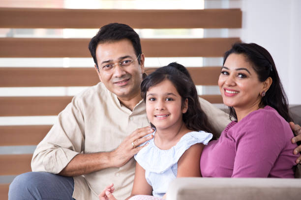 istock Happy Indian family 1155199759