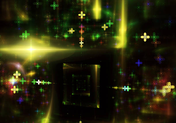 abstract fractal background a computer-generated illustration, texture