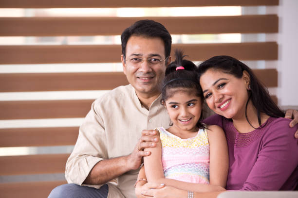 istock Happy Indian family 1155201807