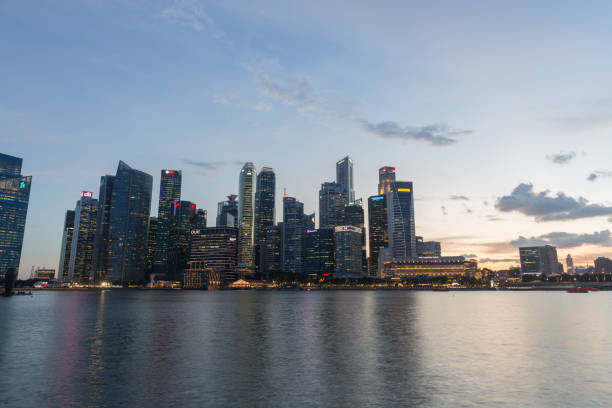 istock Singapore Skyline at Dusk 1155202739