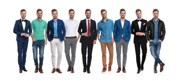 istock Collage image of the same happy young man 1155202968