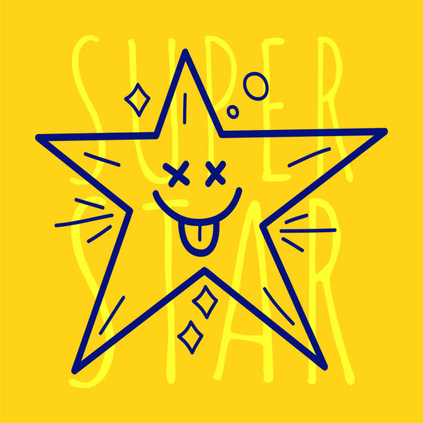 Doodle Happy Star Summer Poster Hand Drawn Icon With Funny Text Super Star On Colorful Background Stock Illustration - Download Image Now - iStock Doodle Happy Star Summer Poster Hand Drawn Icon With Funny Text Super Star On Colorful Background Stock Illustration - Download Image Now - iStock