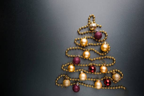 istock Christmas tree of balls 1155203299