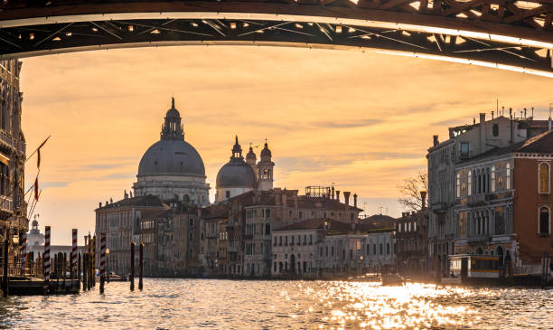 베니스 운하-이탈리아 - venice italy gondola grand canal luxury 뉴스 사진 이미지