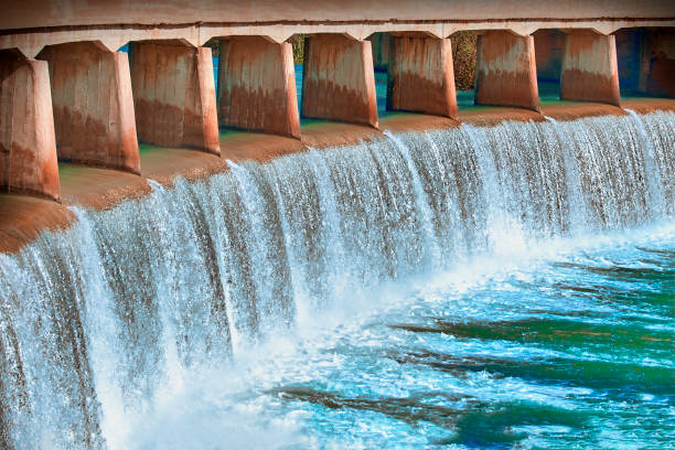 River Water Regulation stock photo