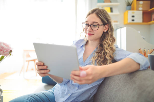 istock Young woman at home 1155208495