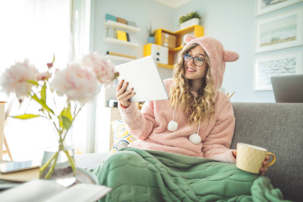 istock Young woman at home 1155208969
