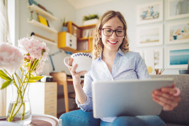 istock Young woman at home 1155209313