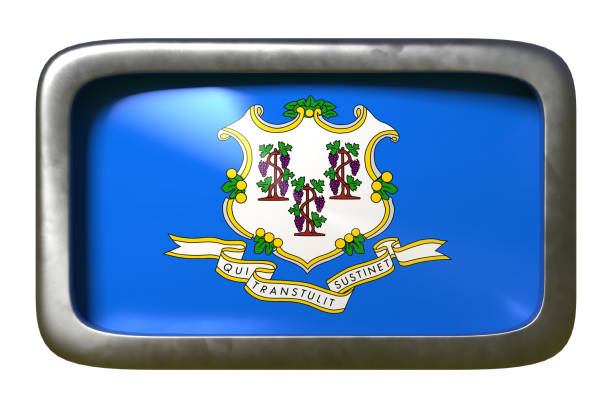 istock 3d rendering of Connecticut State flag 1155214725