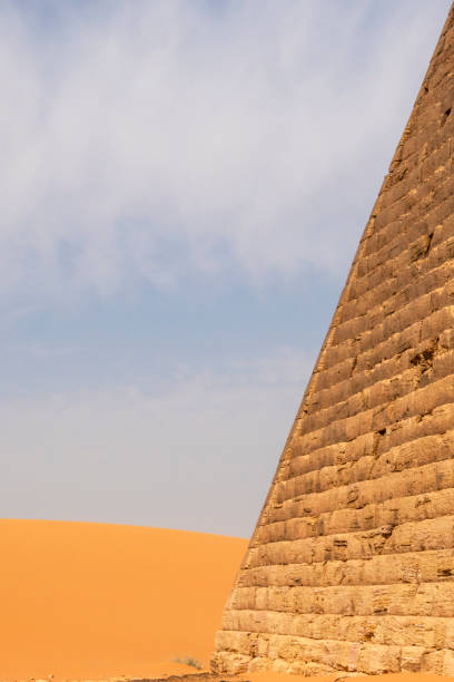 istock Ruin of pyramid in Sudan Deserts 1155220757