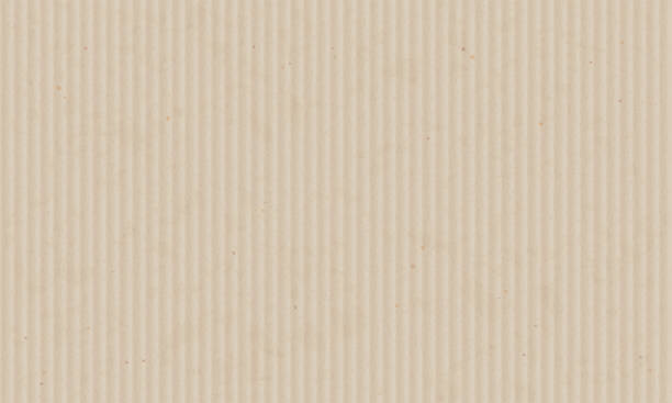 arkusz tekstury z tektury falistej. puste tło papieru - corrugated cardboard cardboard backgrounds material stock illustrations