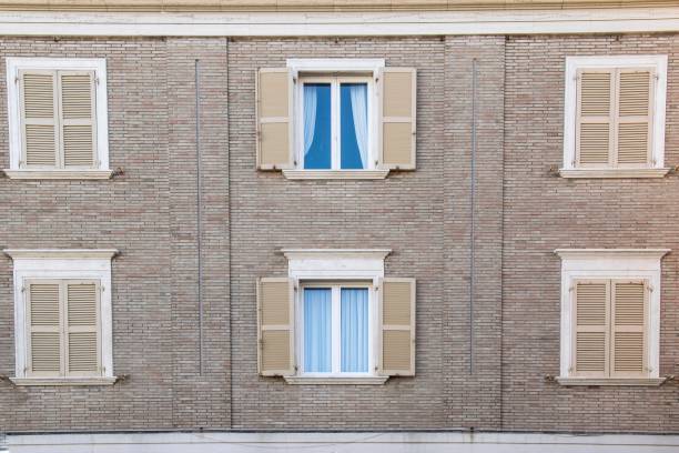 The facade of a italian stately building built in the early years of the 20th