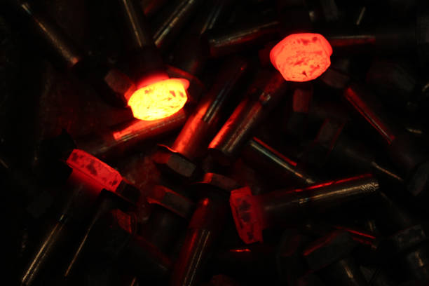 istock hot iron in casting factory 1155222427
