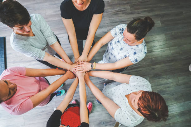 istock Group of pregnant women training 1155222769