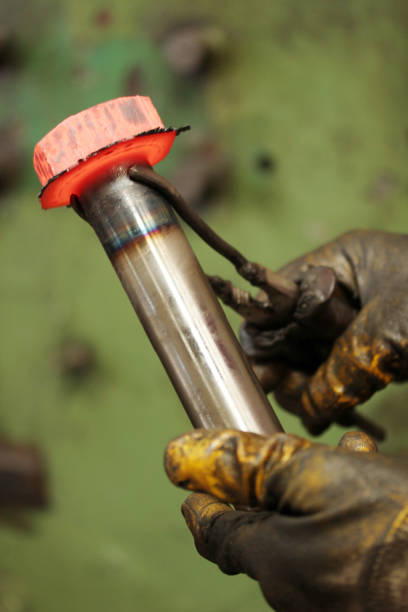istock hot iron in casting factory 1155223445