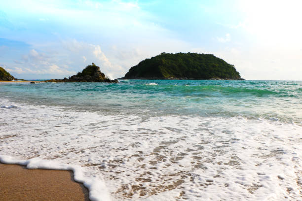 istock Koh yao noi island beach wave, phuket, Thailand 1155223554