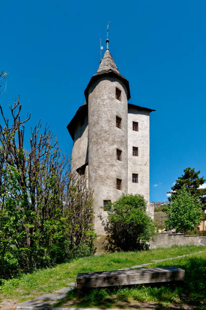 istock Sion, Valais, Switzerland, 05.01.2019, sorcerer's Tower 1155230402