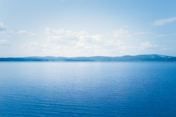 Summer lake view from Sotkamo, Finland.
