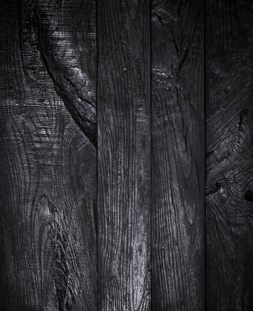 istock Halloween scary black abstract wooden background 1155234169