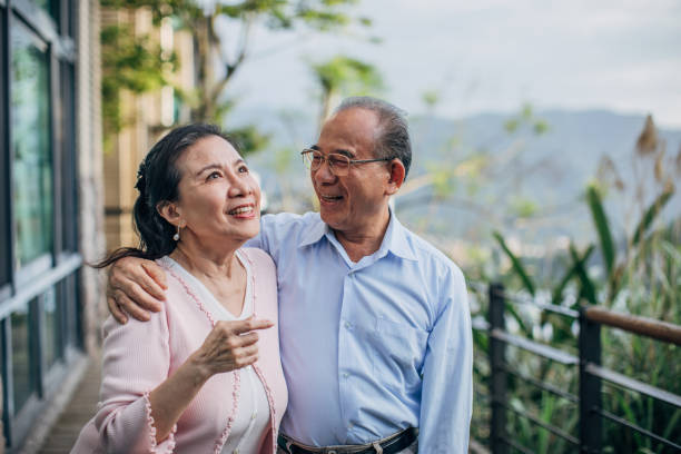 istock Smiling senior couple 1155234174