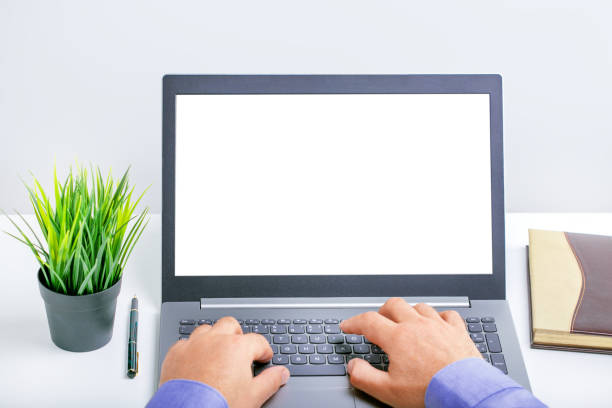 istock Businessman working with laptop in office. 1155235289