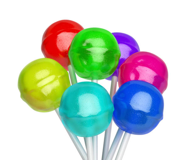 istock Group of colorful lollipops 1155235422