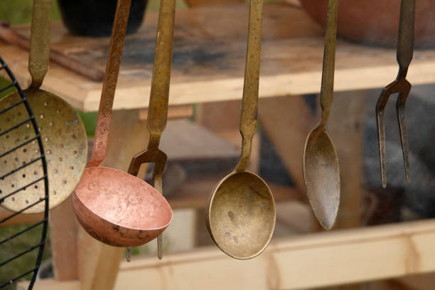 Medieval kitchen ladles