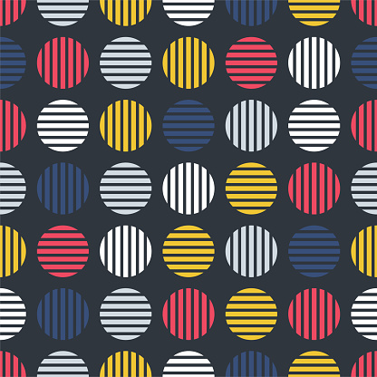 Modern Pop Color Pattern Pop Art Seamless Stylish Pattern Repeatable Trendy Design Creative ...