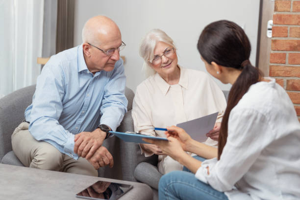 istock Senior couple planning their investments 1155244232