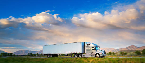 istock Truck on the road 1155250221