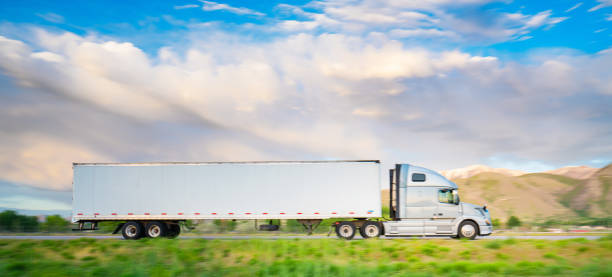 istock Truck on the road 1155250448
