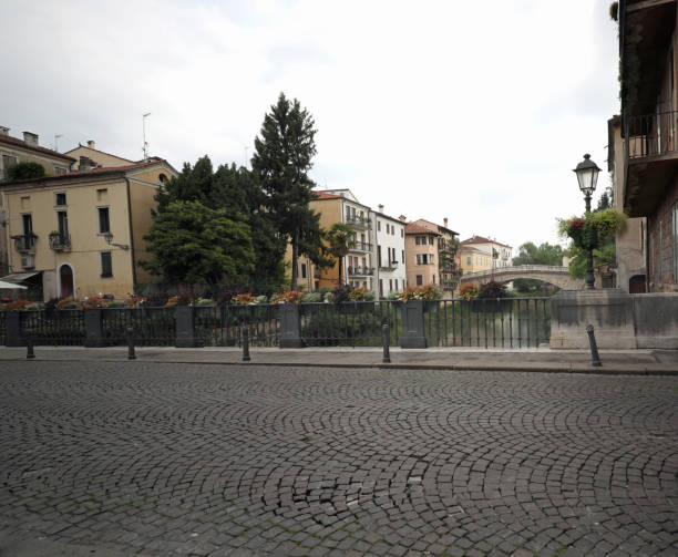 istock Saint Paul Bridge over the river called Retrone in Vicenza Italy 1155252913