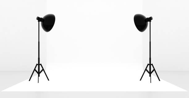 istock Photo studio background. Equipment for photography, backdrop. 1155261448
