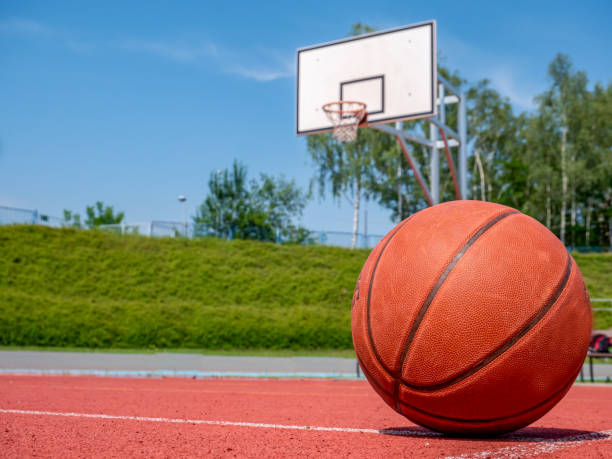 istock Basketball with playing field in the Summer 1155263008