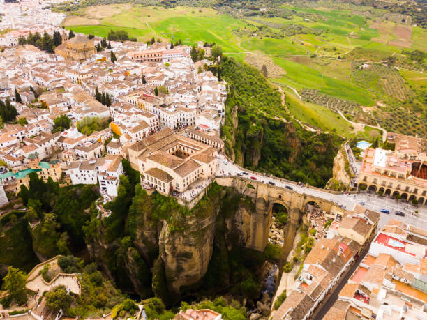 istock Aerial view of Ronda, Spain 1155269780
