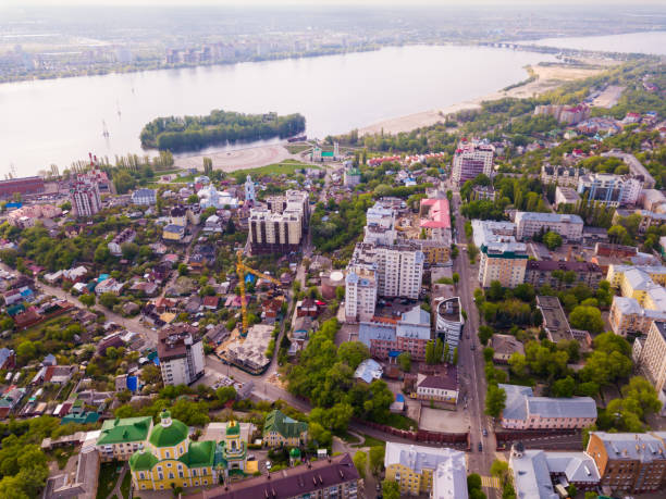 istock Voronezh and Voronezh River in spring day 1155270470