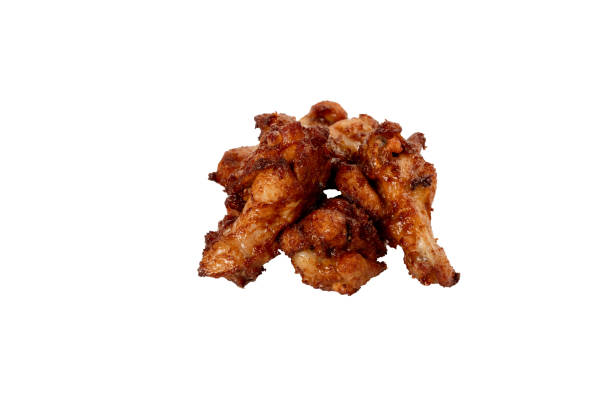 istock fried chicken legs on white isolated background,fast food 1155270795