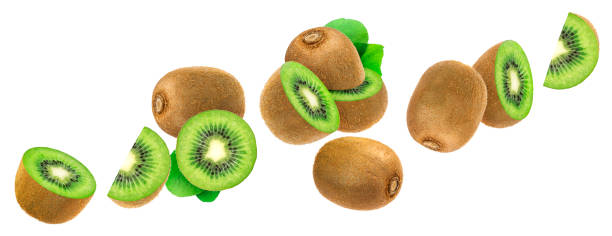 istock Kiwi isolated on white background with clipping path 1155272036