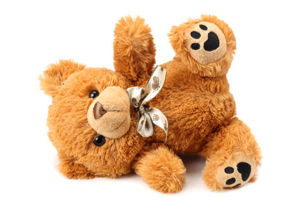 istock toy teddy bear isolated on white background 1155275099